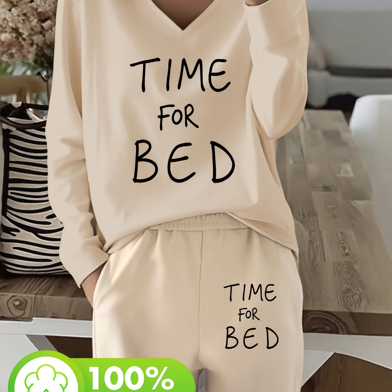 Pyjama Deux Pièces Doux & Confort Absolu – Ensemble Automne/Hiver Respirant