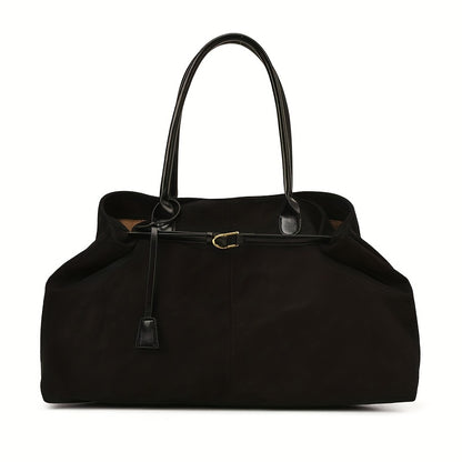 Sac Fourre-Tout en Faux Suède – Élégant, Spacieux & Polyvalent