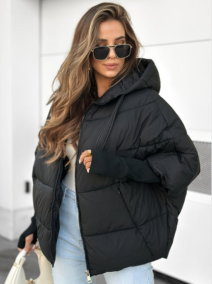 Manteau Rembourré à Capuche – Style Européen & Américain