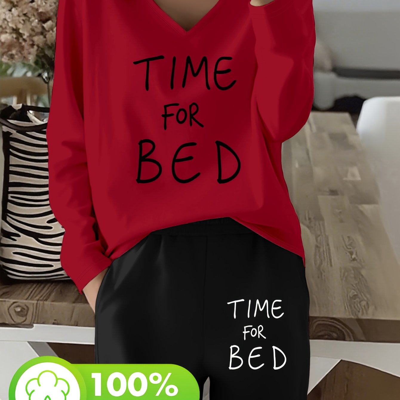 Pyjama Deux Pièces Doux & Confort Absolu – Ensemble Automne/Hiver Respirant