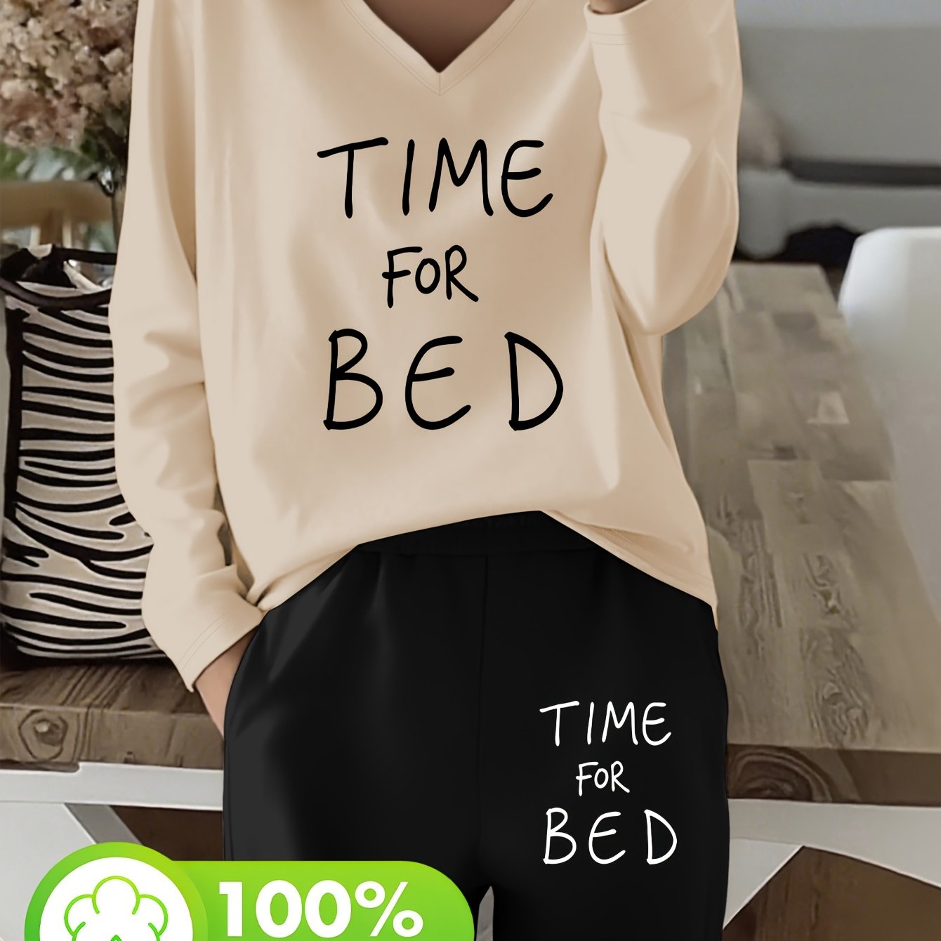 Pyjama Deux Pièces Doux & Confort Absolu – Ensemble Automne/Hiver Respirant