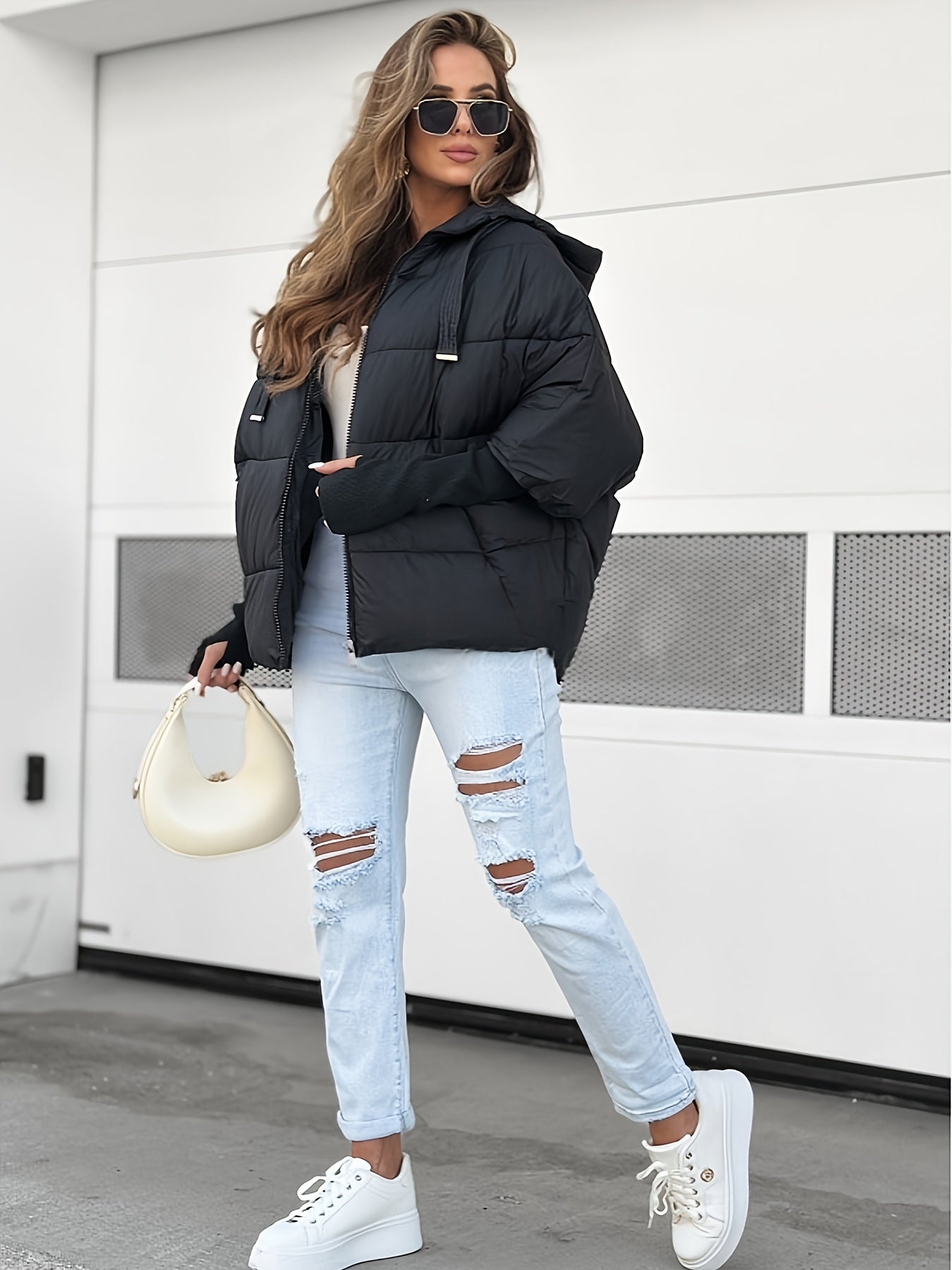 Manteau Rembourré à Capuche – Style Européen & Américain