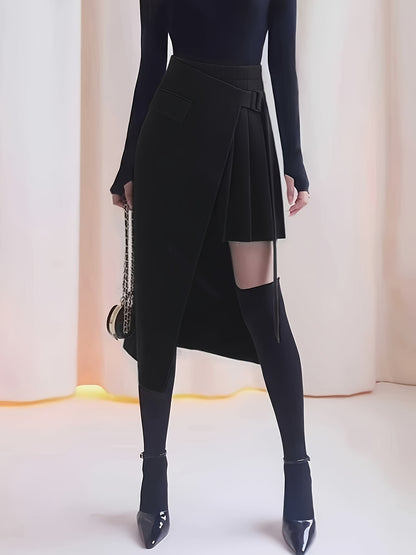 Jupe Asymétrique Élégante – Coupe Moderne & Charme Intemporel