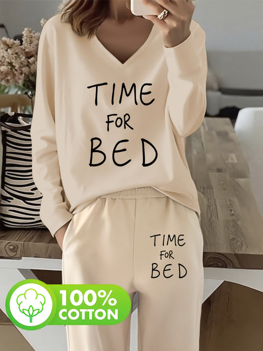 Pyjama Deux Pièces Doux & Confort Absolu – Ensemble Automne/Hiver Respirant