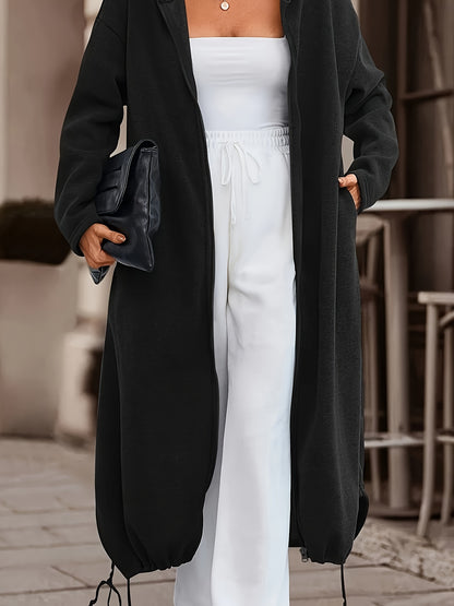 Sweat à Capuche Zippé Décontracté – Confort Moderne & Style Ample